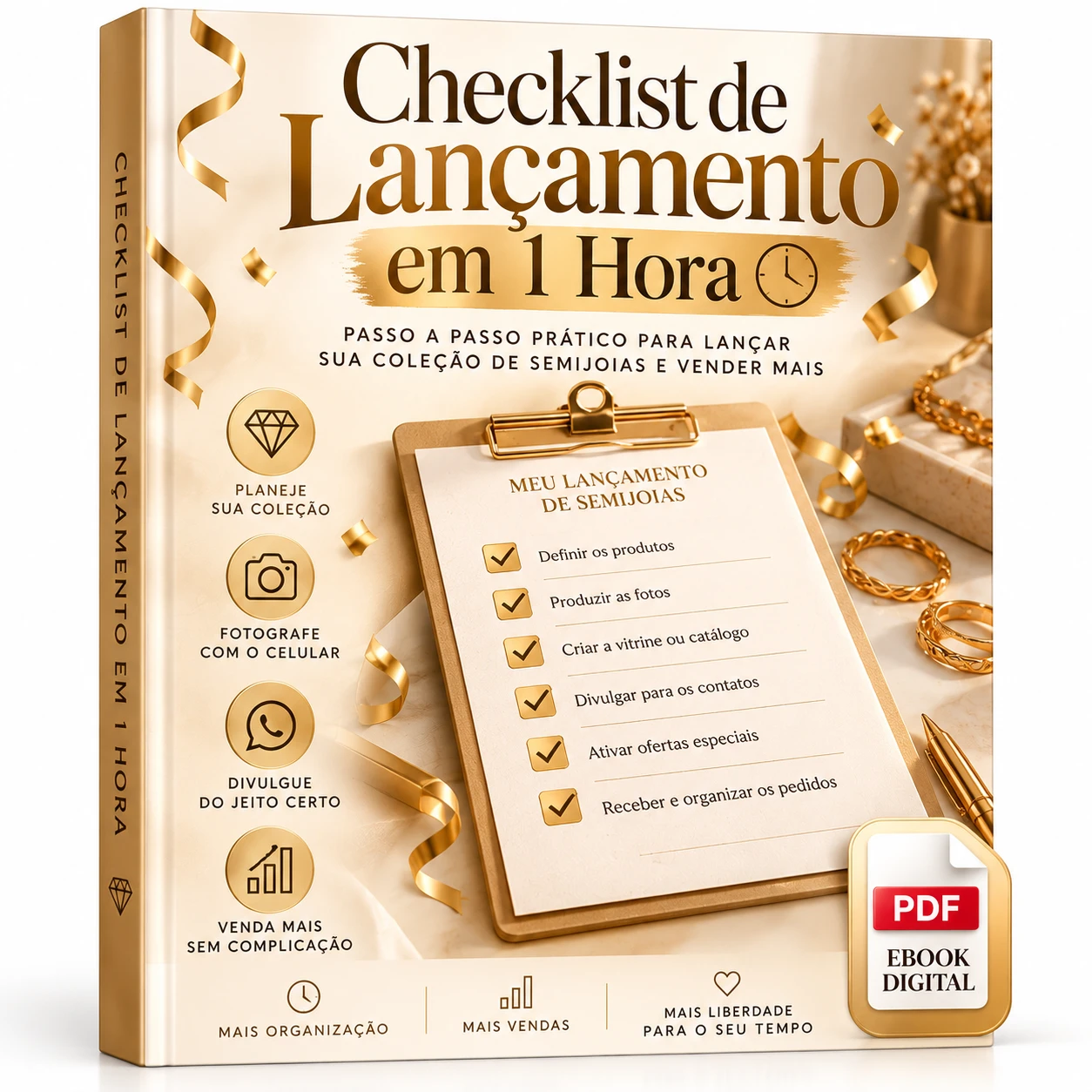 Capa do Checklist de Lançamento em 1 Hora