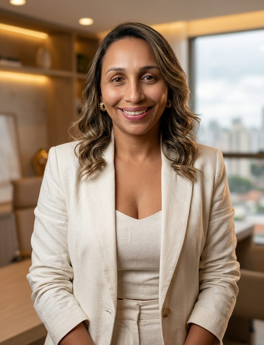 Foto de Ana Beatriz, criadora da Vitrine Semijoias