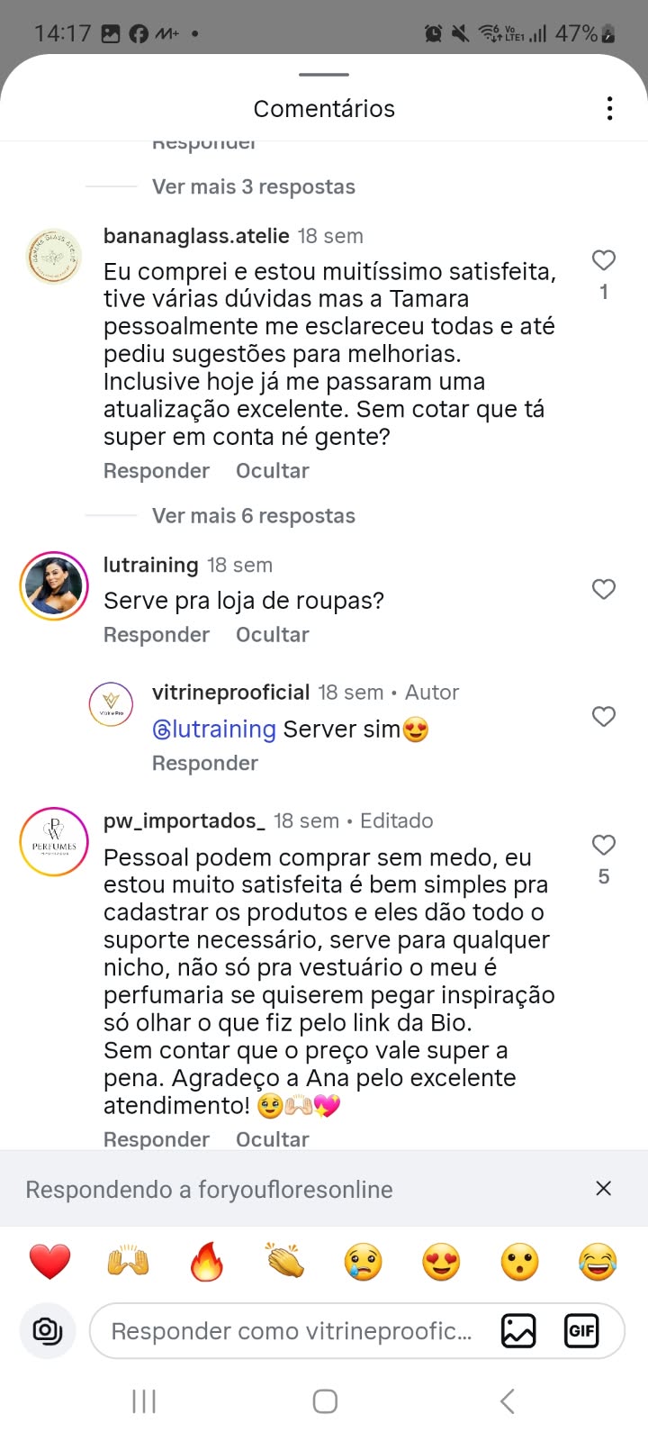 Depoimento — 5 curtidas